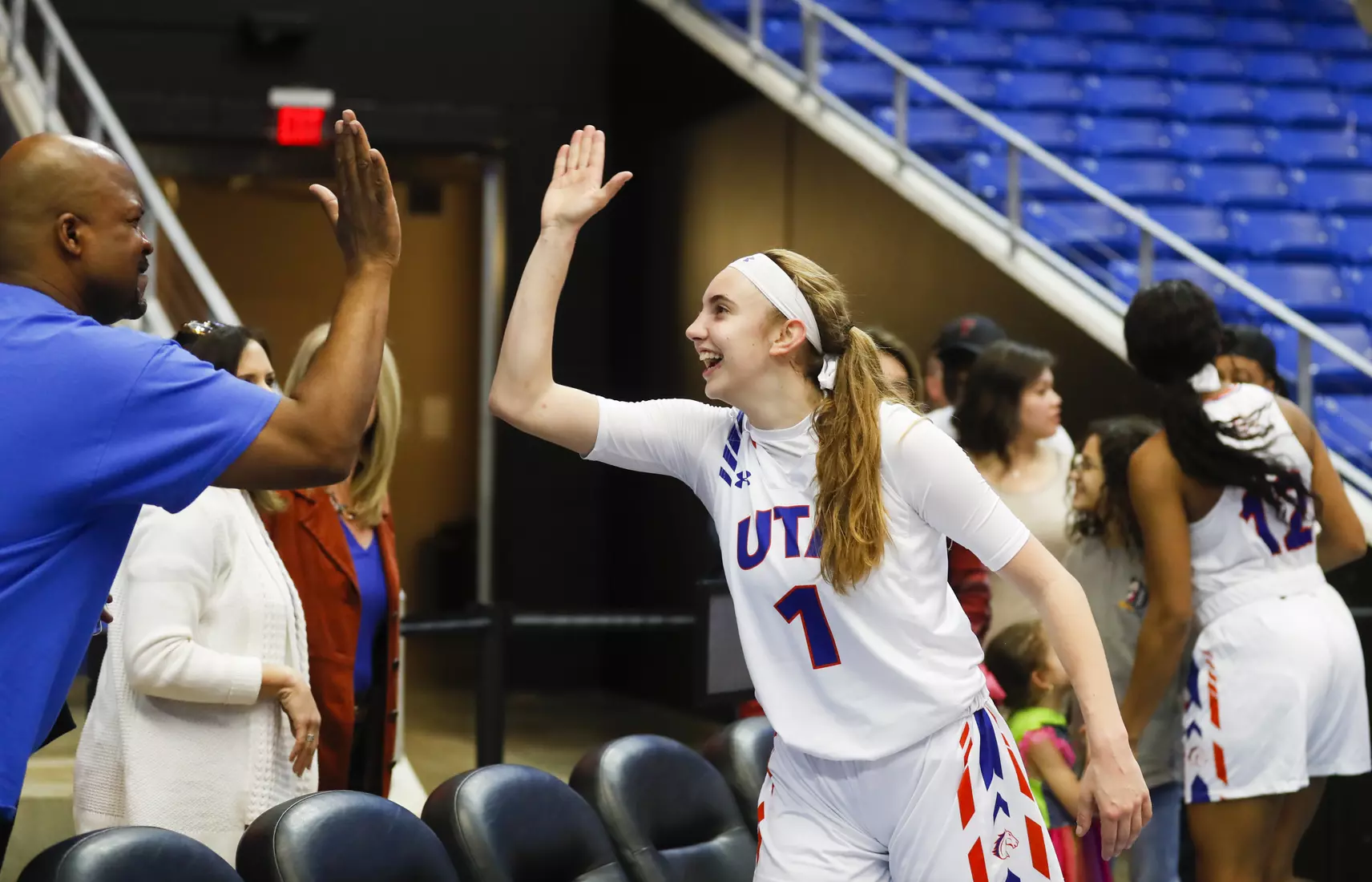 UTA vs Georgia Southern women's basketball in Arlington Texas on February 29, 2020. (Photo/Sharon Ellman)