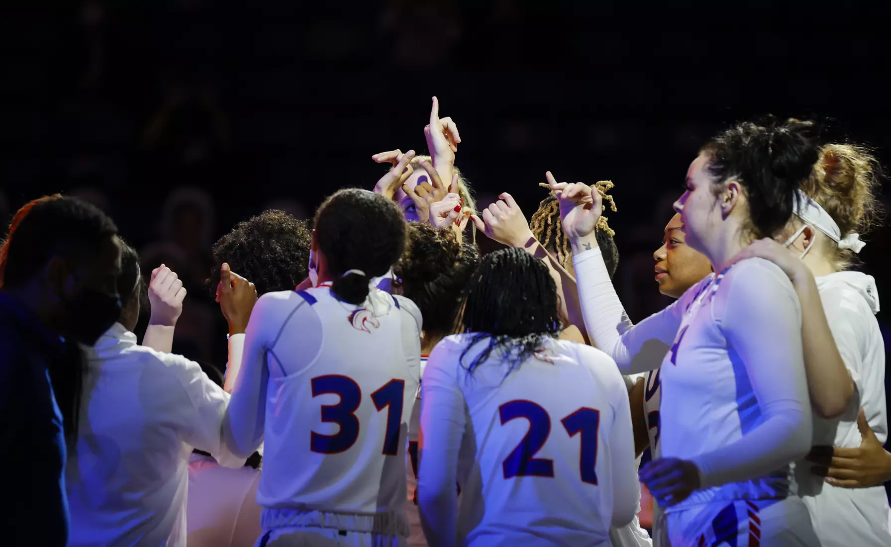 UTA vs ULM women’s basketball at College Park Center in Arlington, Texas on January 8, 2021. (Photo/Sharon Ellman)