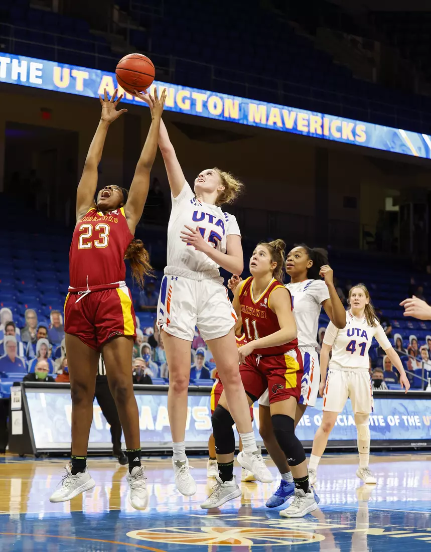 UTA vs ULM women’s basketball at College Park Center in Arlington, Texas on January 8, 2021. (Photo/Sharon Ellman)
