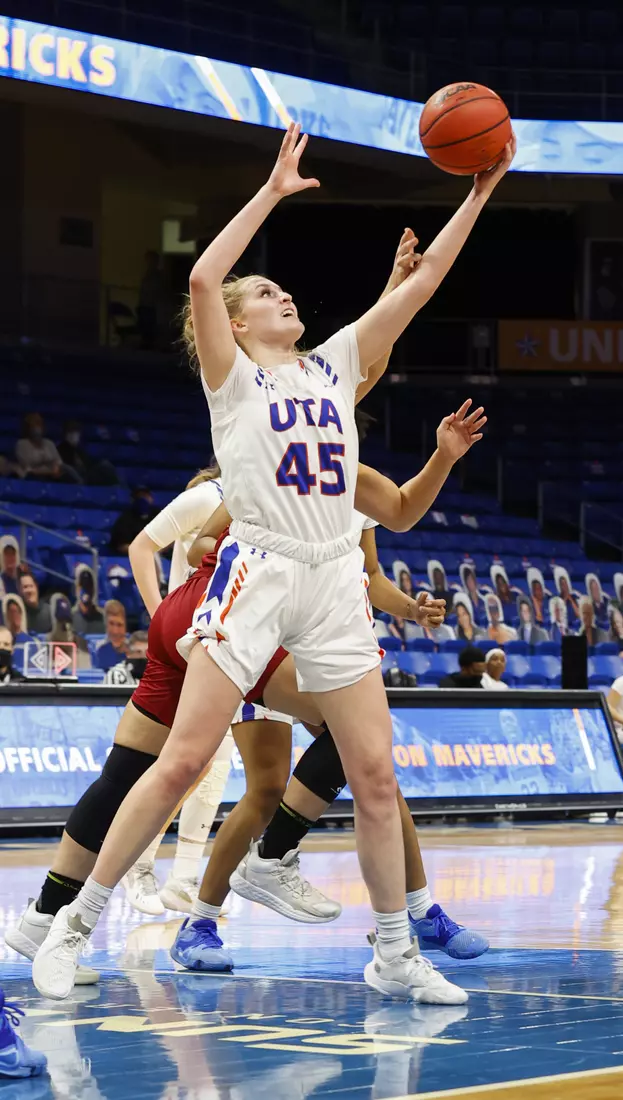 UTA vs ULM women’s basketball at College Park Center in Arlington, Texas on January 8, 2021. (Photo/Sharon Ellman)