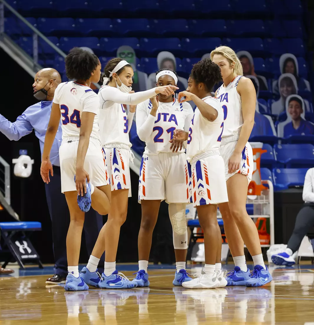 UTA vs ULM women’s basketball at College Park Center in Arlington, Texas on January 8, 2021. (Photo/Sharon Ellman)
