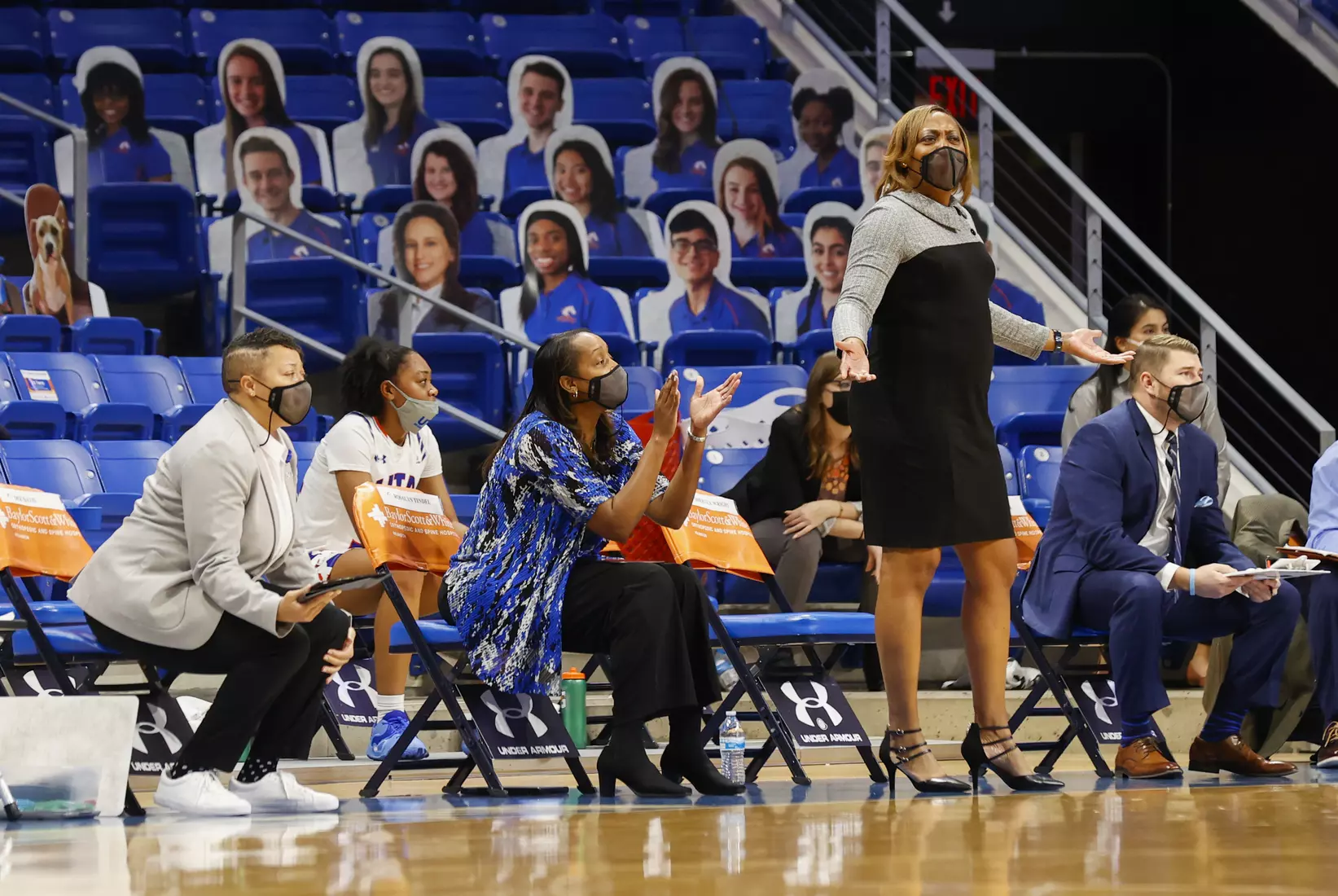 UTA vs ULM women’s basketball at College Park Center in Arlington, Texas on January 8, 2021. (Photo/Sharon Ellman)