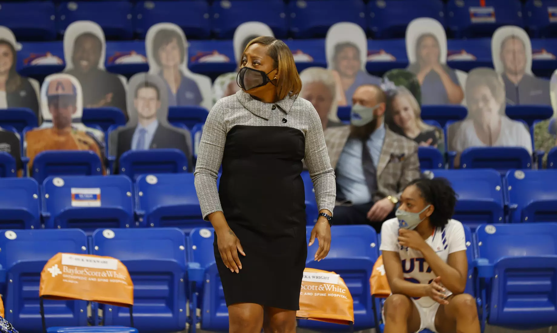 UTA vs ULM women’s basketball at College Park Center in Arlington, Texas on January 8, 2021. (Photo/Sharon Ellman)