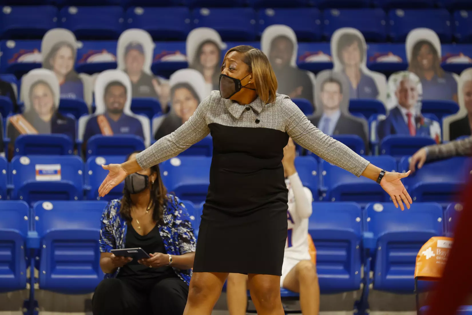 UTA vs ULM women’s basketball at College Park Center in Arlington, Texas on January 8, 2021. (Photo/Sharon Ellman)