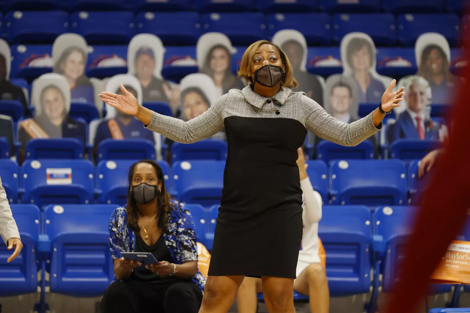 UTA vs ULM women’s basketball at College Park Center in Arlington, Texas on January 8, 2021. (Photo/Sharon Ellman)