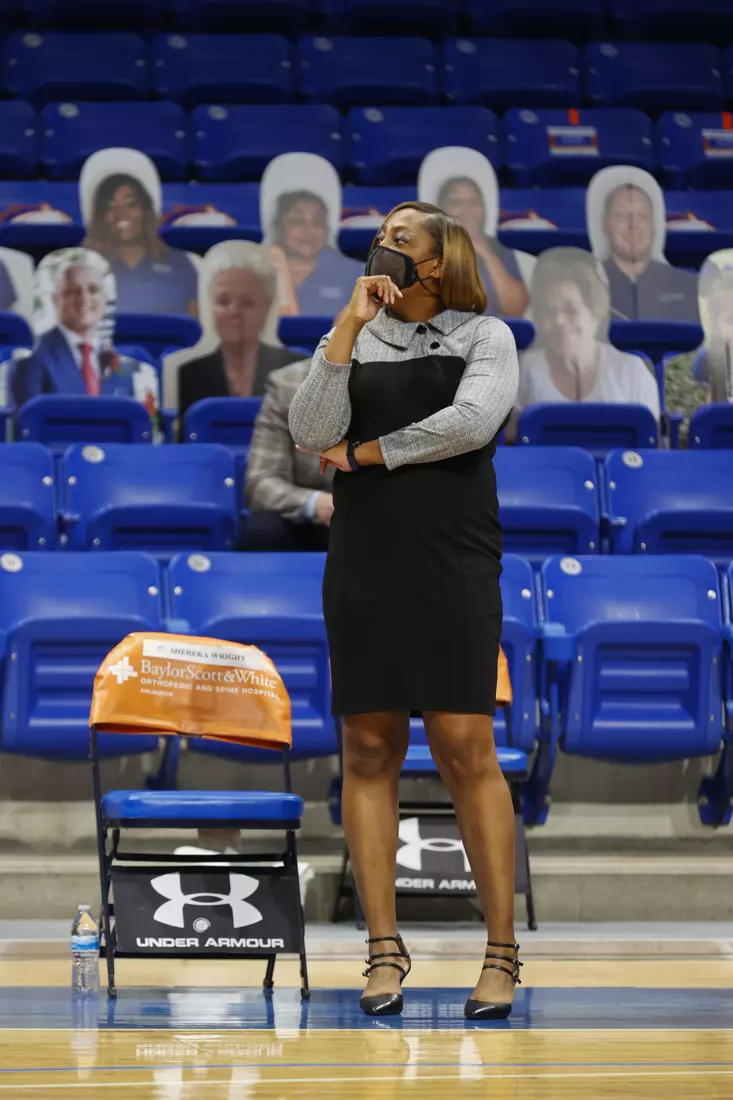 UTA vs ULM women’s basketball at College Park Center in Arlington, Texas on January 8, 2021. (Photo/Sharon Ellman)