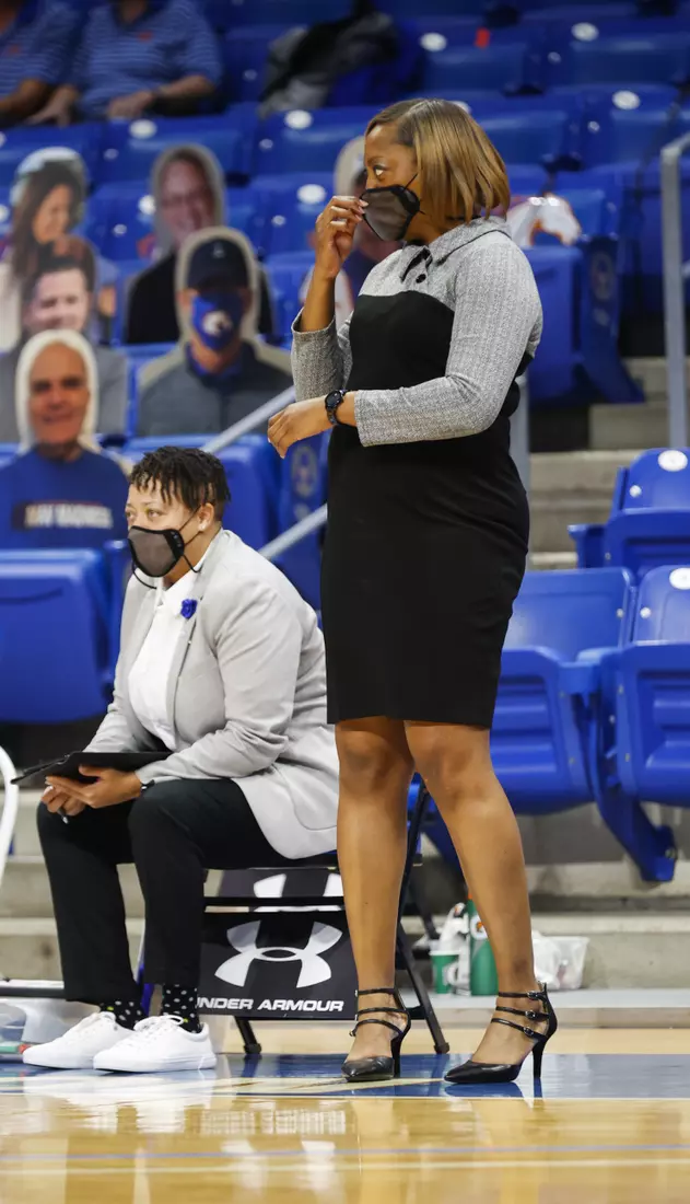 UTA vs ULM women’s basketball at College Park Center in Arlington, Texas on January 8, 2021. (Photo/Sharon Ellman)