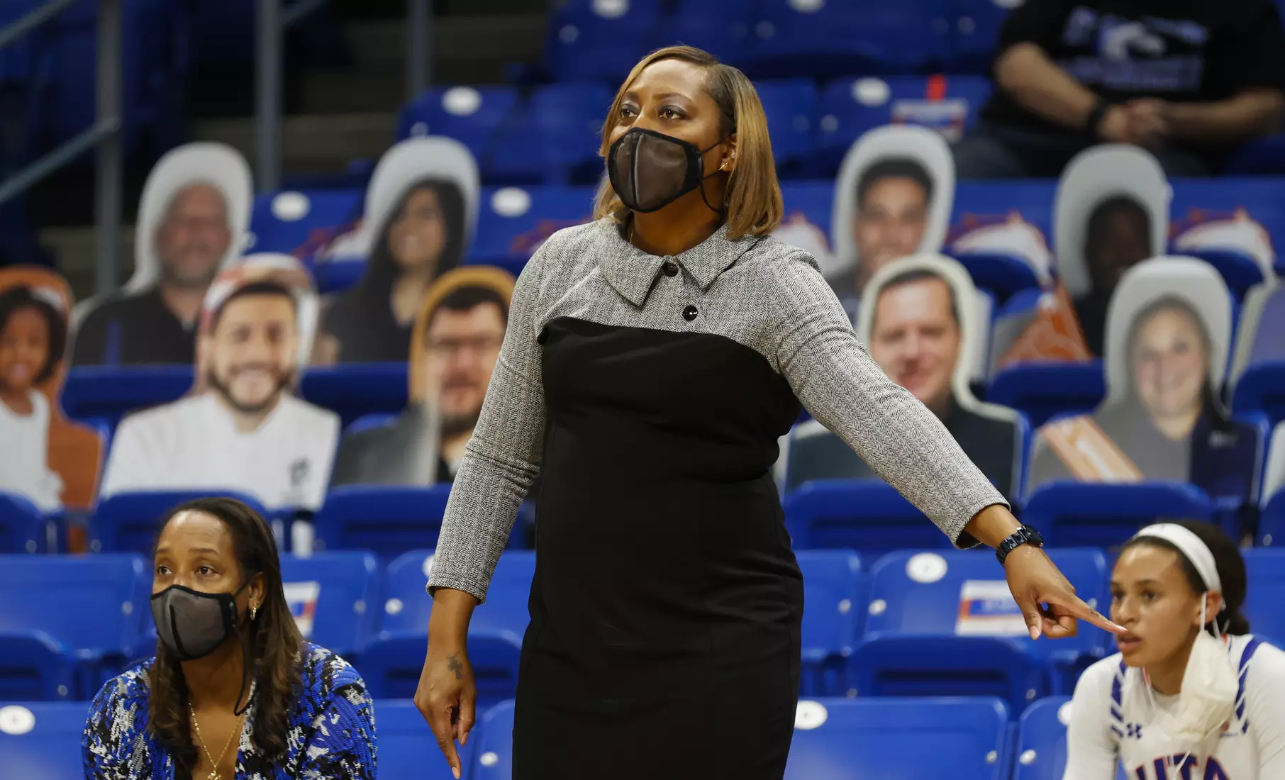 UTA vs ULM women’s basketball at College Park Center in Arlington, Texas on January 8, 2021. (Photo/Sharon Ellman)
