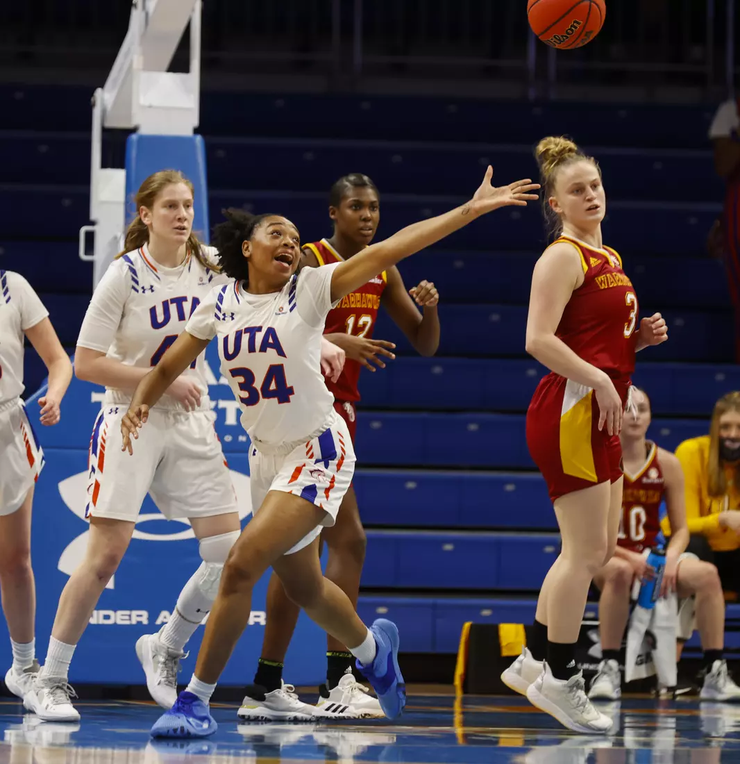 UTA vs ULM women’s basketball at College Park Center in Arlington, Texas on January 8, 2021. (Photo/Sharon Ellman)