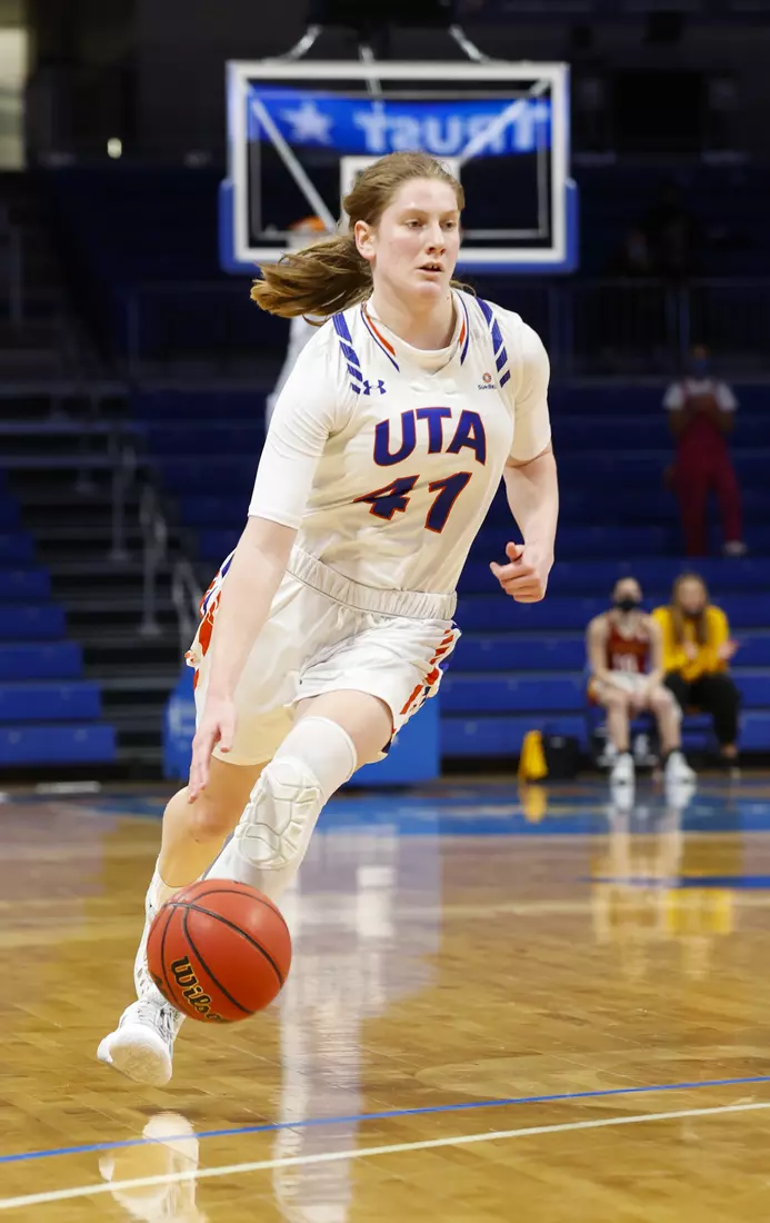 UTA vs ULM women’s basketball at College Park Center in Arlington, Texas on January 8, 2021. (Photo/Sharon Ellman)