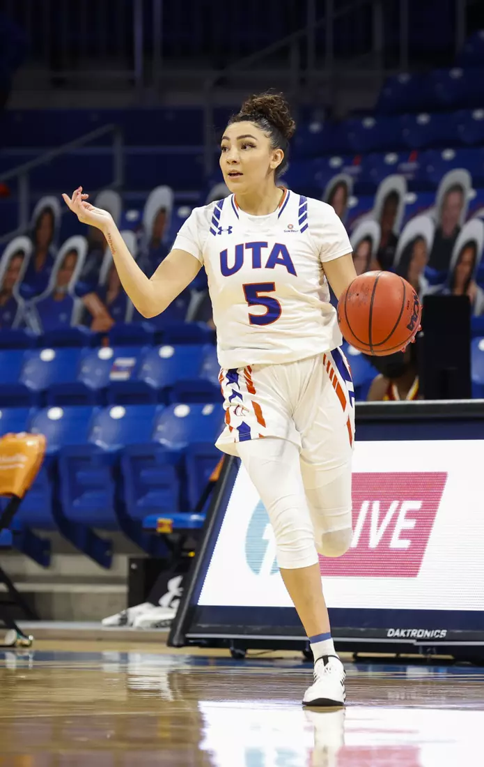 UTA vs ULM women’s basketball at College Park Center in Arlington, Texas on January 8, 2021. (Photo/Sharon Ellman)