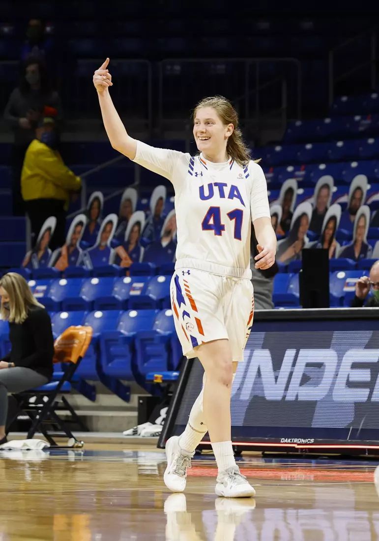 UTA vs ULM women’s basketball at College Park Center in Arlington, Texas on January 8, 2021. (Photo/Sharon Ellman)