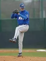 Jake Baxter picked up the victory by allowing two runs over eight innings