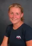 Monika Peciulionyte earned a come-from-behind victory at the top singles position.