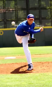 Jake Baxter suffered the loss despite throwing his sixth complete-game of the season