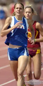 Lisa Haglund won the 1,500 meters race at the 2005 Southland Conference Outdoor Track and Field Championships Sunday.