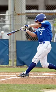 Brett Lewis went 2-for-4 in the Mavs loss on Sunday