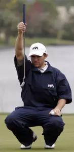 Junior Michael Douthit is making his 2006 debut at the Squire Creek Invitational.