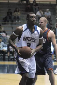 Jermaine Griffin posted his 11th career double-double as the Mavs won their season opener 79-58 over UC Riverside Monday night.