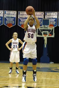 Erin Dixon pulled in a season-high 12 rebounds against Texas.
