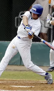 Daniel Rieder went 2-for-3 with a pair of walks on Sunday