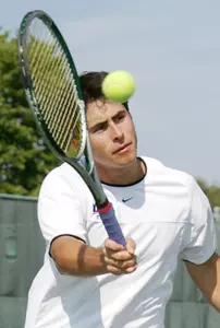Diego Mattar won the No. 1 singles against Illinois State.