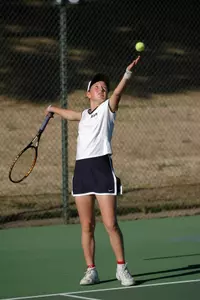 Sofya Lifanova helped UTA sweep UCA with a 6-0 6-1 win.