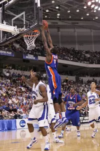 Sophomore Trey Parker returns after leading the Mavericks with 36 blocks last season.
