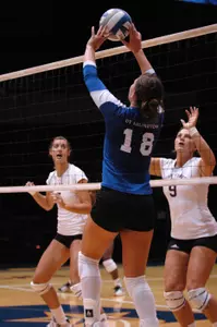 Raegan Daniel finished with a career-high 49 assists, 16 digs and eight kills.