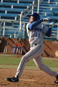 Justin McPherson had two hits in UTA's 14-4 loss on Tuesday.