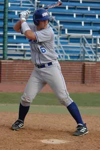 Chad Comer had two hits Wednesday against Texas State.