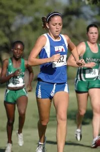 Amanda McMahon led the women on Saturday