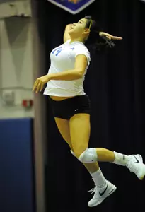 Amanda Aguilera had 14 kills and 10 digs for her 14th career double-double