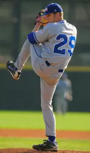 Jason Mitchell pitched the final three innings of game two on Sunday to earn the win.