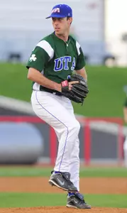 Ryan Robinson pitched eight innings earning his first win of the season.