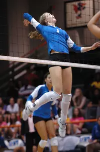 Christy Driscoll led the Mavericks with eight kills against Ohio State