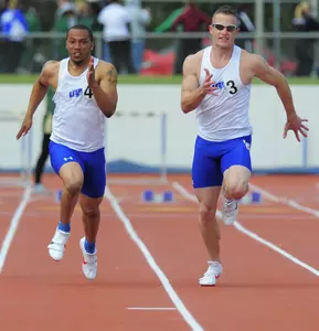 Cordero Gray placed second in the men's 200 meter run at Texas Tech