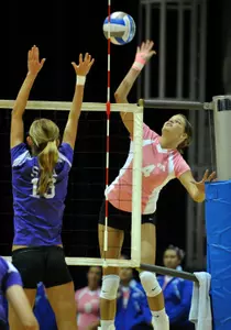 Tara Frantz posted 11 kills Thursday night against Stephen F. Austin.