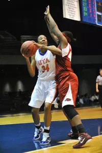 Hailee Rhymes finished with nine points and eight rebounds