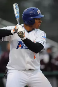 Michael Choice went 3-for-4 with a double and a solo home run Saturday