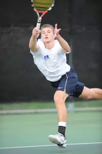 Mindaugas Celedinas and teammate Dmitry Minkin recorded an 8-4 victory over the 29th ranked SMU doubles team