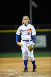 Teri Lyles earned her second SLC Pitcher of the Week honor Monday