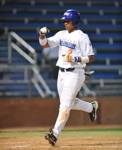 Michael Choice went 2-for-4 with a three-RBI double in the fourth inning