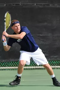 Dmitry Minkin closed out the match over UTSA with a three-set win in the No. 1 spot.