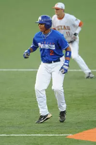 Michael Choice was walked twice and hit his eighth double of the season