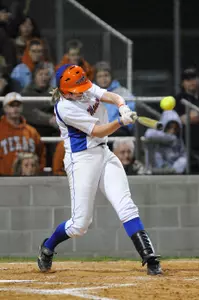 Rebecca Collom finished game two 2-for-4