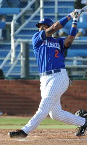 Michael Choice hit his conference-leading 13th home run in the eighth inning Sunday