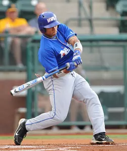 Michael Choice leads the Southland Conference with a .401 batting average
