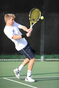 Dmitry Minkin went 1-0 in singles and 1-0 doubles against DePaul