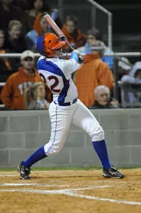 Kelsey Kaiser recorded her second home run of the season against the Bobcats